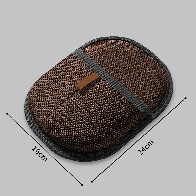 Dark brown Boutelle FurLift reusable pet hair removal mitt, 24 by 16 centimeters